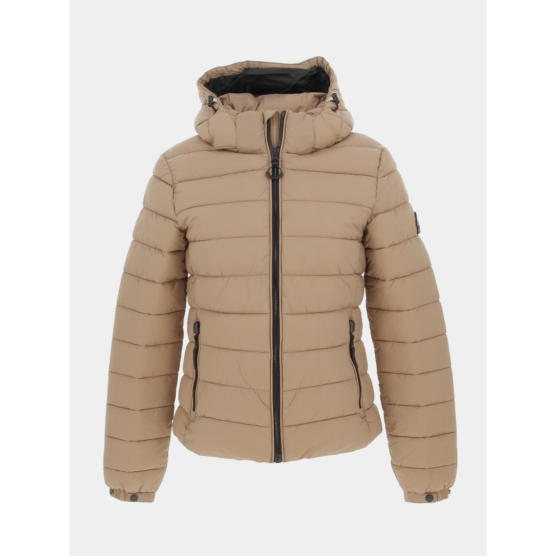 Doudoune classic fuji marron femme - Superdry