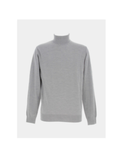Pull col roulé bruno gris homme - Izac