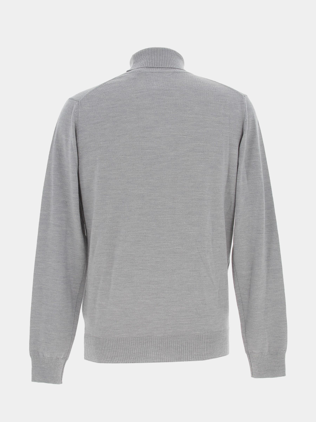 Pull col roulé bruno gris homme - Izac