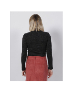 Pull boutonné austria noir femme - Salsa