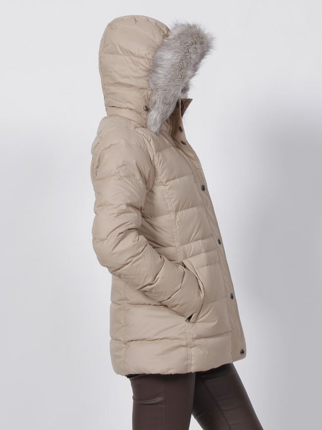 Doudoune tyro down beige femme - Tommy Hilfiger