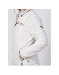 Veste polaire innsbruck blanc femme - Angele Sportswear