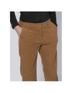 Pantalon wideleg felon camel femme - La Petite Etoile