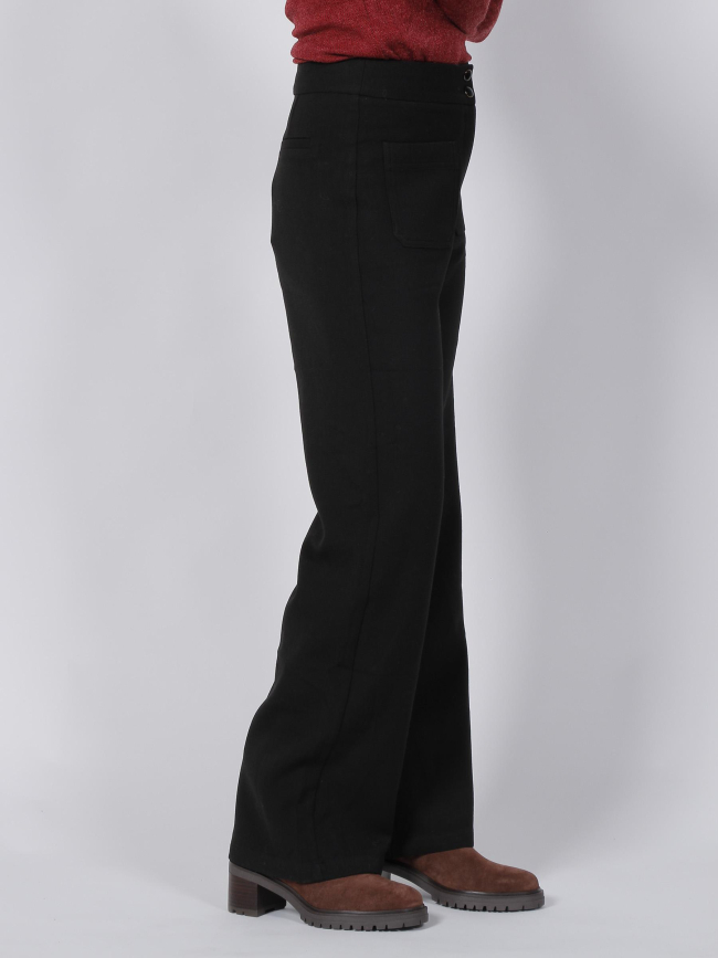 Pantalon taille haute zonan noir femme - La Petite Etoile