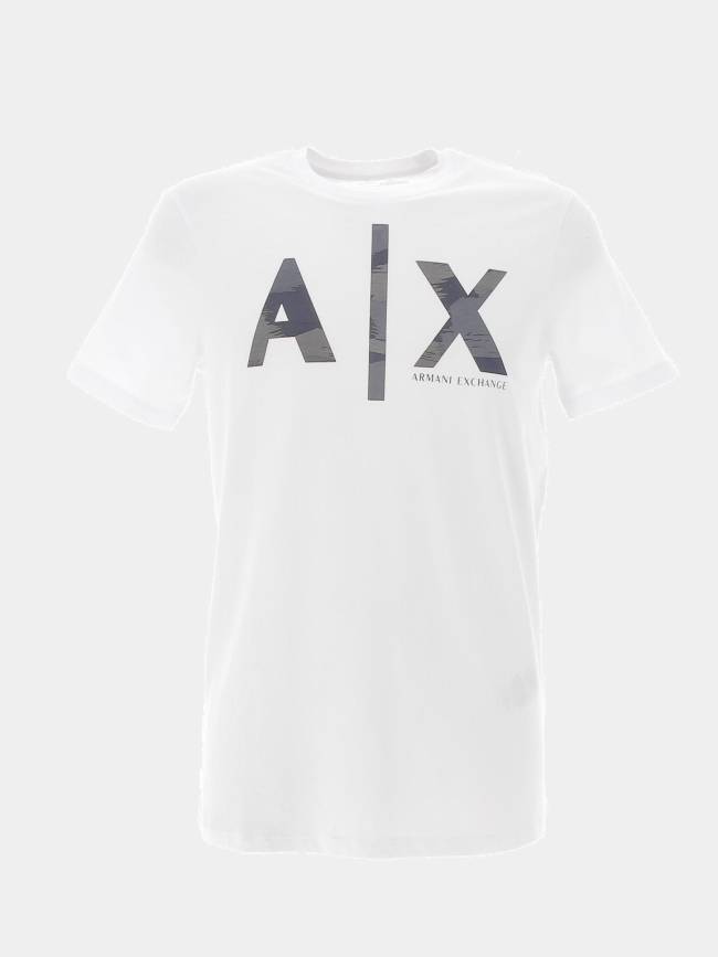 T-shirt ax blanc homme - Armani Exchange