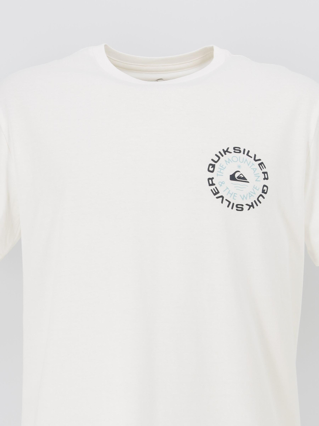 T-shirt peak flaxton blanc homme - Quiksilver