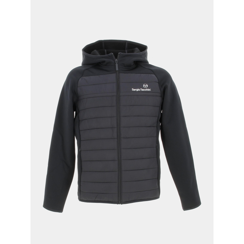 Veste bi-matière nam noir homme - Sergio Tacchini