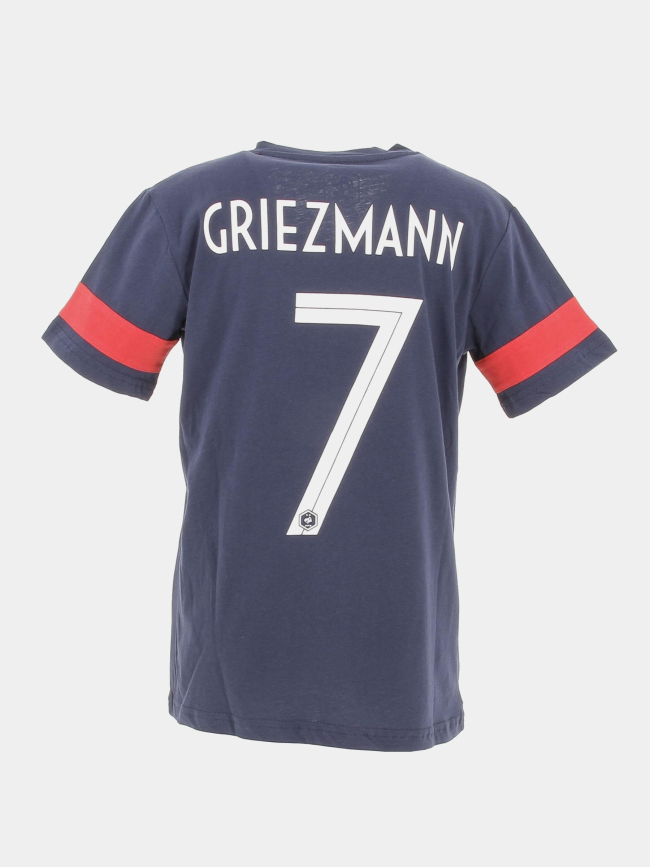 T-shirt de football griezmann bleu marine enfant - FFF