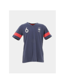 T-shirt de football pogba bleu marine enfant - FFF
