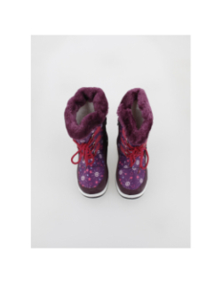 Bottes de neige fourrées orele violet fille - Alpes Vertigo