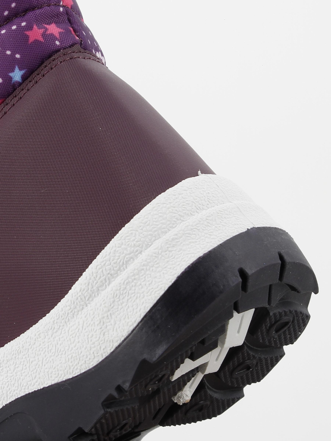 Bottes de neige fourrées orele violet fille - Alpes Vertigo