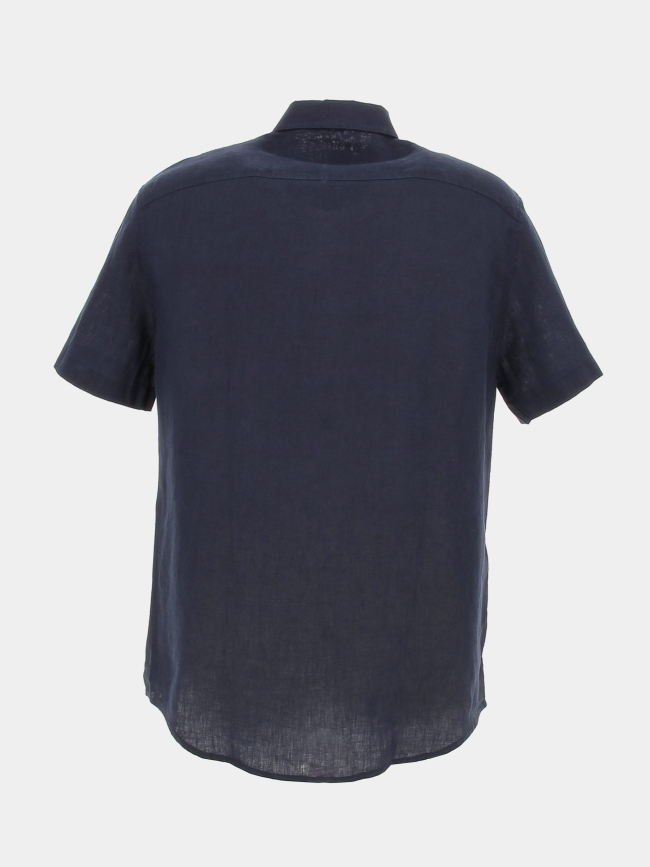 Chemise manche courte bleu marine homme - Armani Exchange