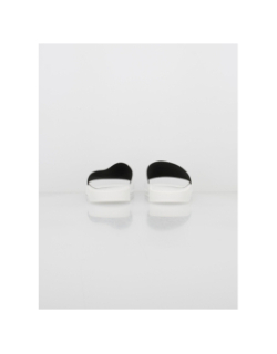 Claquettes large logo blanc homme - Emporio Armani