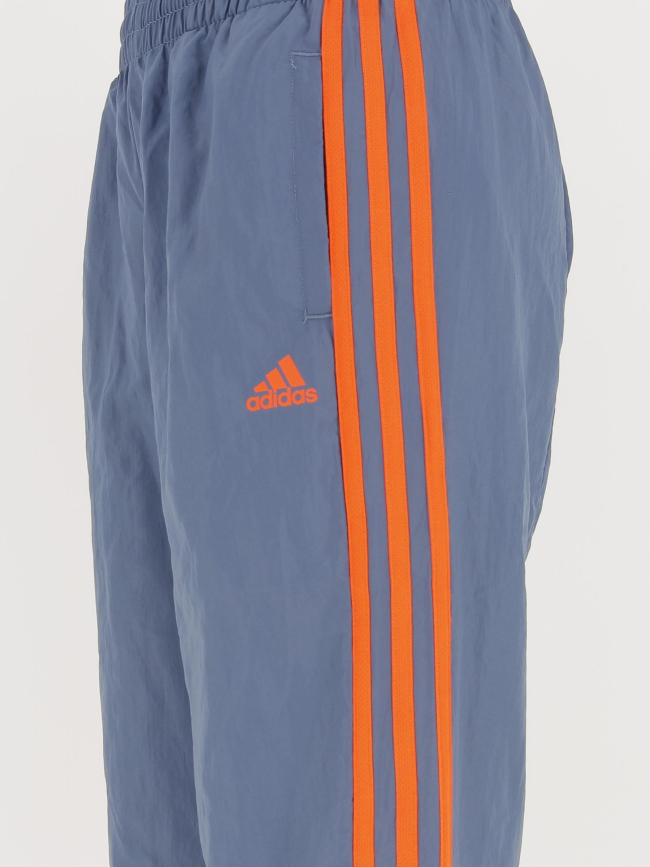 Jogging bicolore bleu/orange garçon - Adidas
