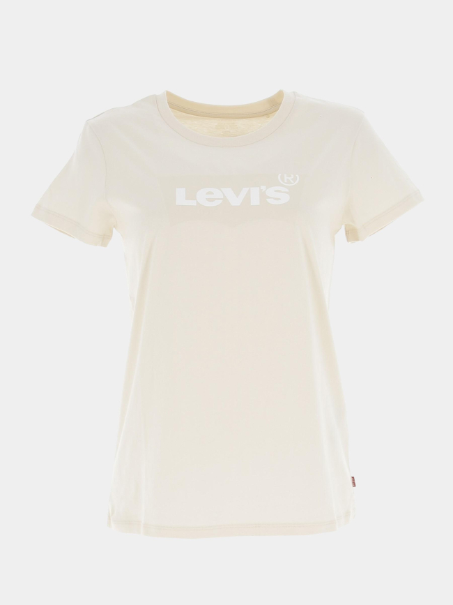 T-shirt the perfect tee beige femme - Levi's