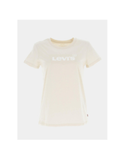 T-shirt the perfect tee beige femme - Levi's