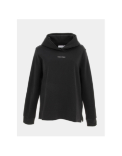 Sweat à capuche micro logo essential noir femme - Calvin Klein