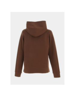Sweat à capuche micro logo essential marron femme - Calvin Klein