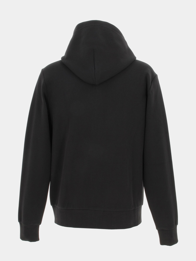 Sweat à capuche zip micro logo noir homme - Calvin Klein