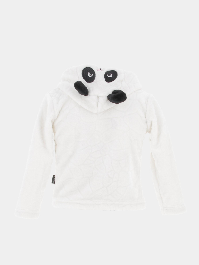 Gilet polaire reglisse panda enfant - Angele Sportswear