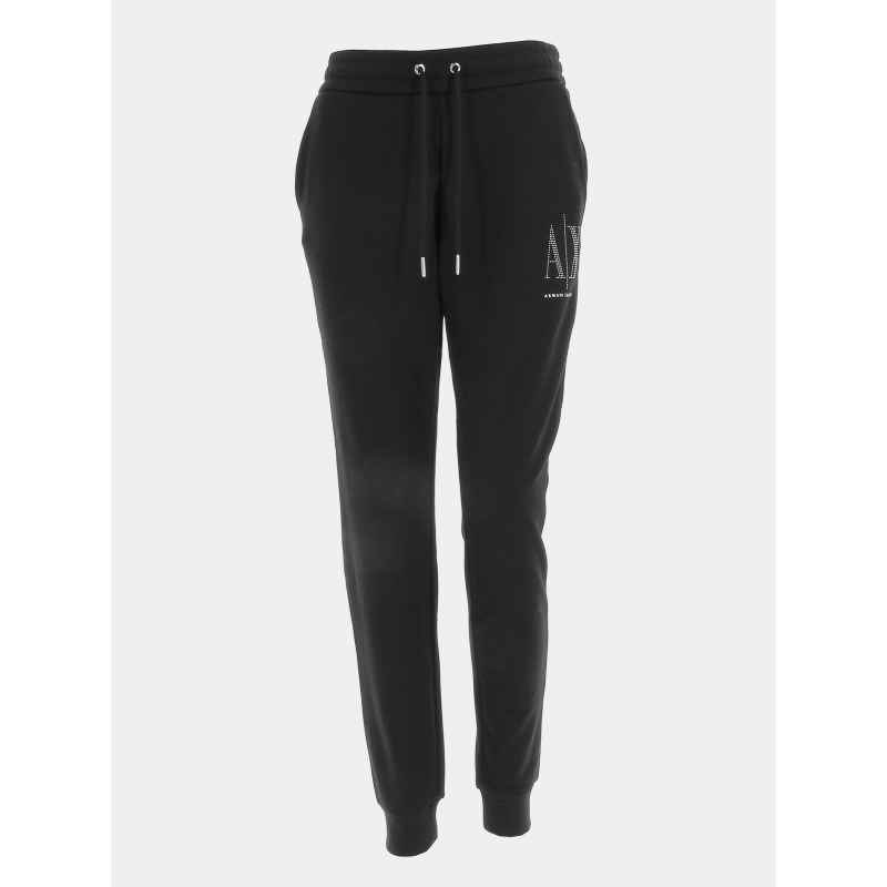 Jogging slim icon noir femme Armani Exchange wimod