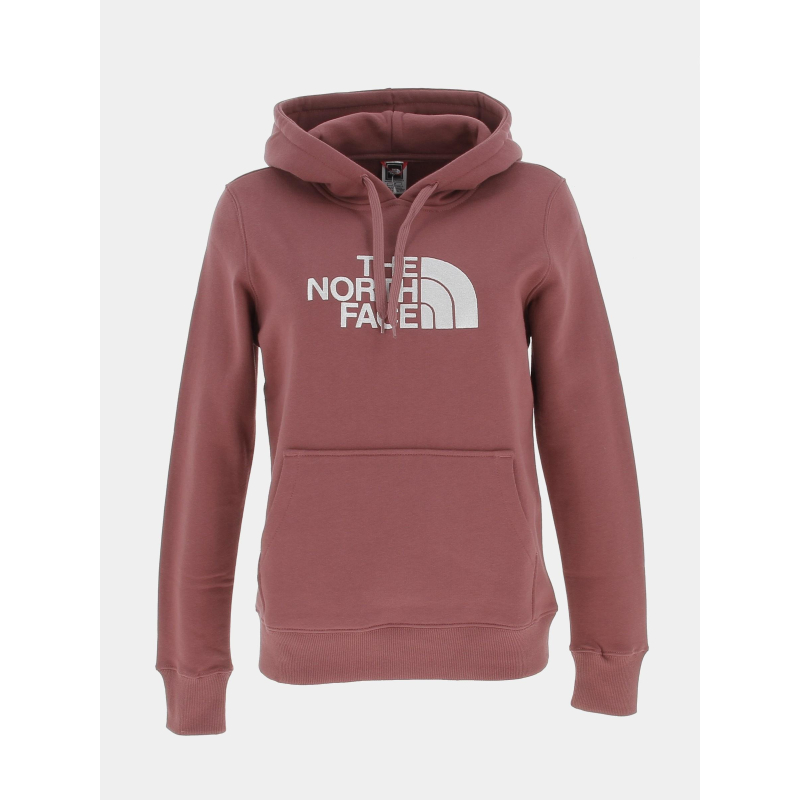 Sweat à capuche drew peak bordeaux femme - The Noth Face