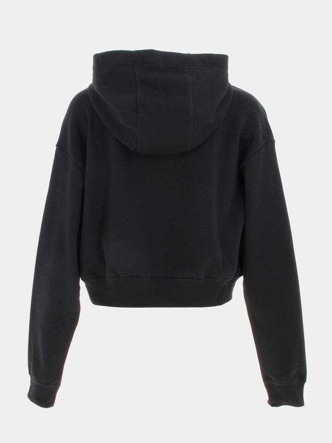 Sweat à capuche crop nsw club noir femme - Nike