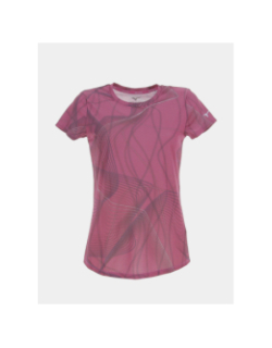 T-shirt de running graphic violet femme - Mizuno