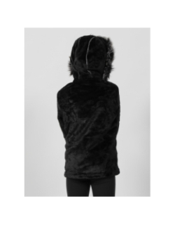 Gilet polaire courmayeur noir fille - Angele Sportswear