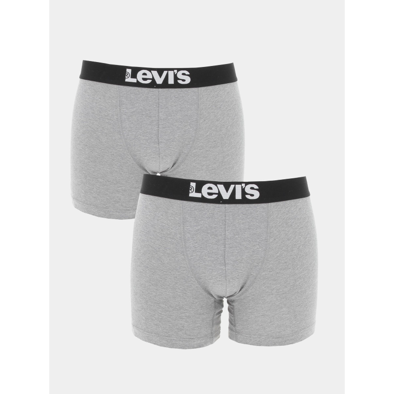 Pack 2 boxers basic gris homme - Levi's