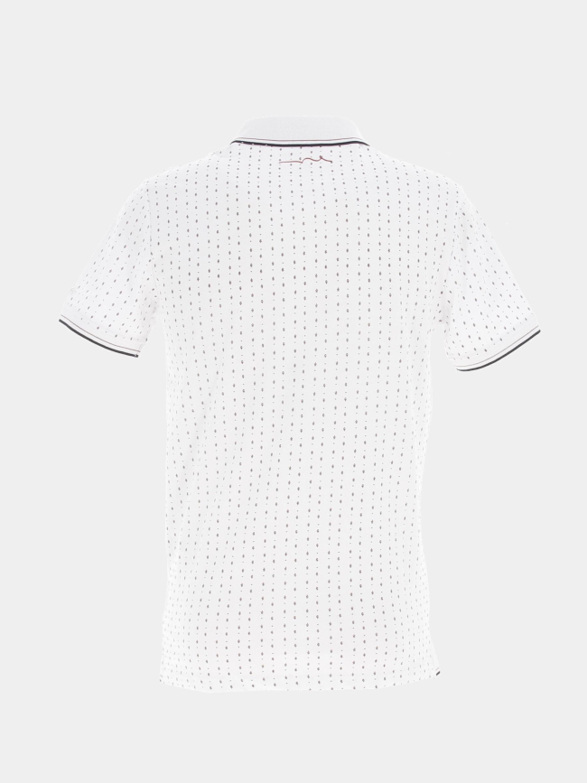 Polo imprimés pasy 2 blanc homme - Teddy Smith