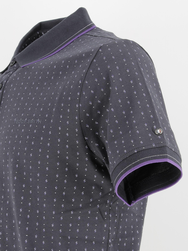 Polo imprimés pasy 2 bleu marine homme - Teddy Smith