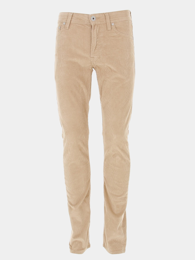 Pantalon en velours cotêlé beige homme - Jack & Jones