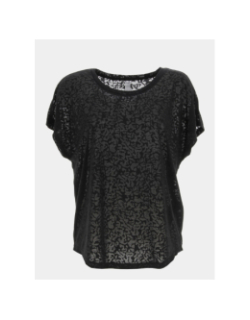 T-shirt top loose noir femme - Only