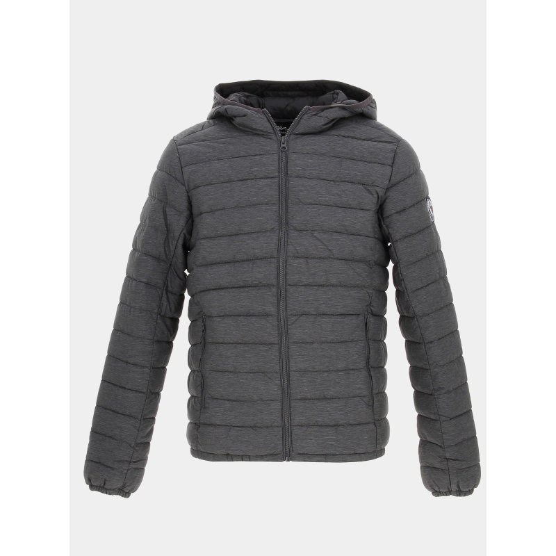 Doudoune à capuche blighter gris homme - Teddy Smith