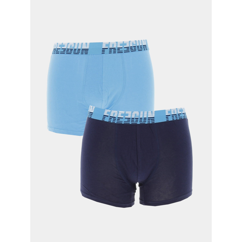 Pack 2 boxers 17-1 bleu marine homme - Freegun