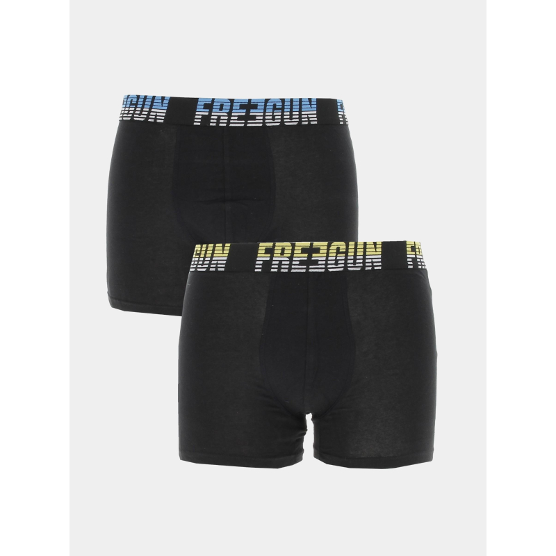 Pack 2 boxers 17-2 noir homme - Freegun