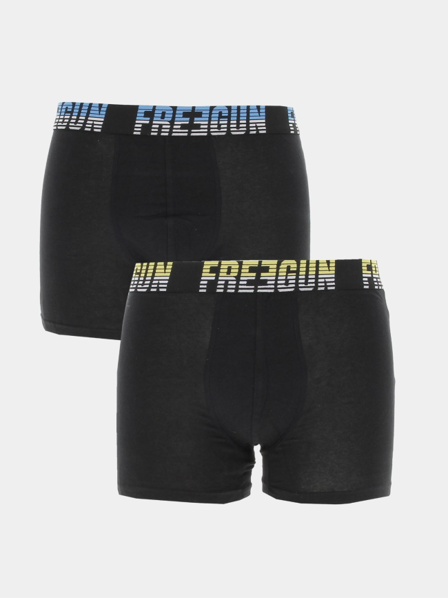 Pack 2 boxers 17-2 noir homme - Freegun