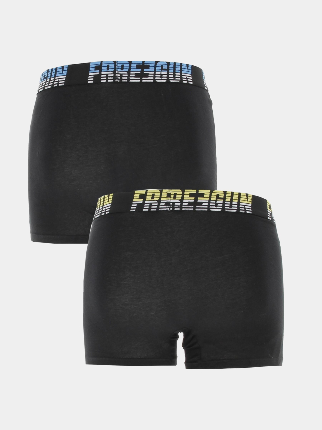 Pack 2 boxers 17-2 noir homme - Freegun