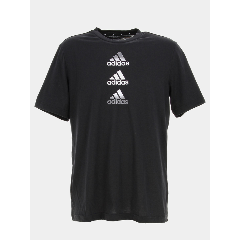 T-shirt de sport logo noir homme - Adidas
