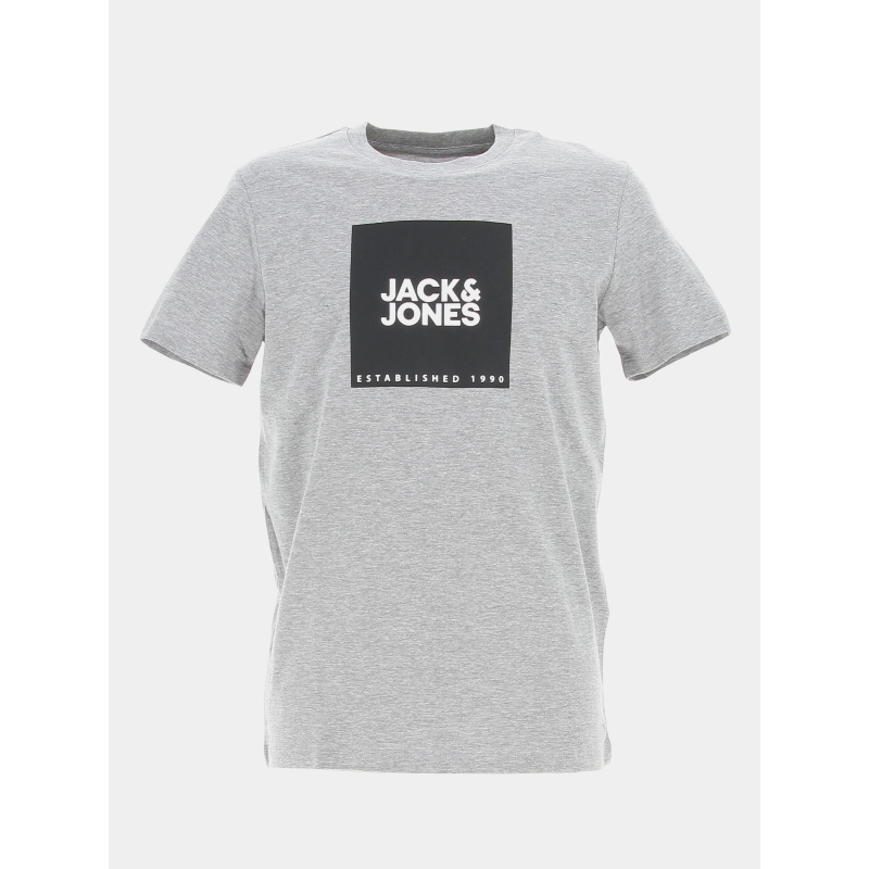 T-shirt crew gris homme - Jack & Jones