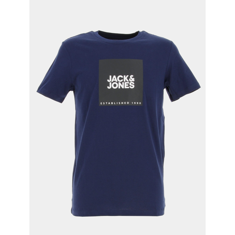 T-shirt crew bleu marine homme - Jack & Jones