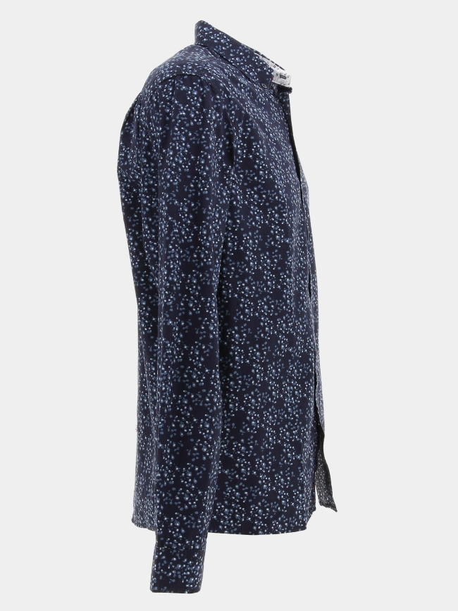 Chemise manches longues bleu marine homme - Oxbow