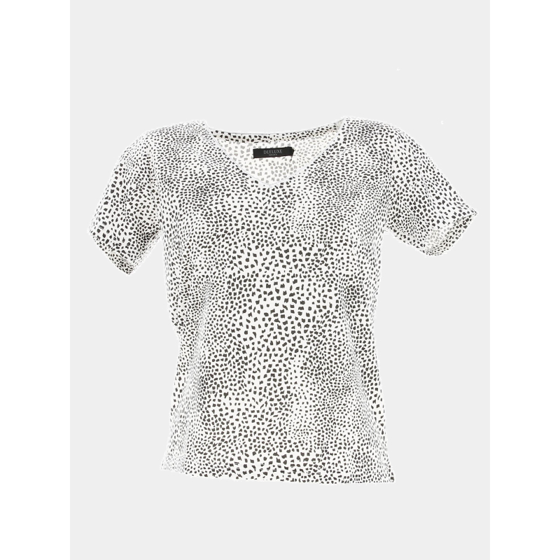 T-shirt top zia blanc femme - Deeluxe