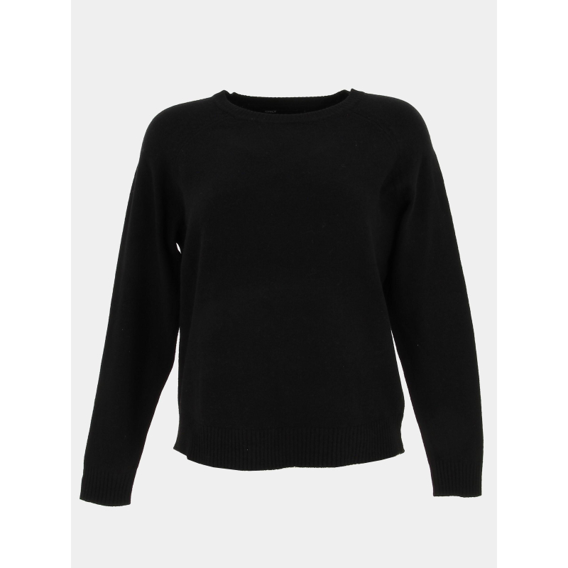 Pull col rond lesly king noir femme - Only