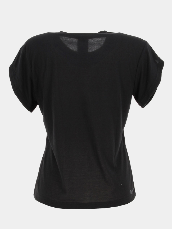 T-shirt de sport floral noir femme - Adidas