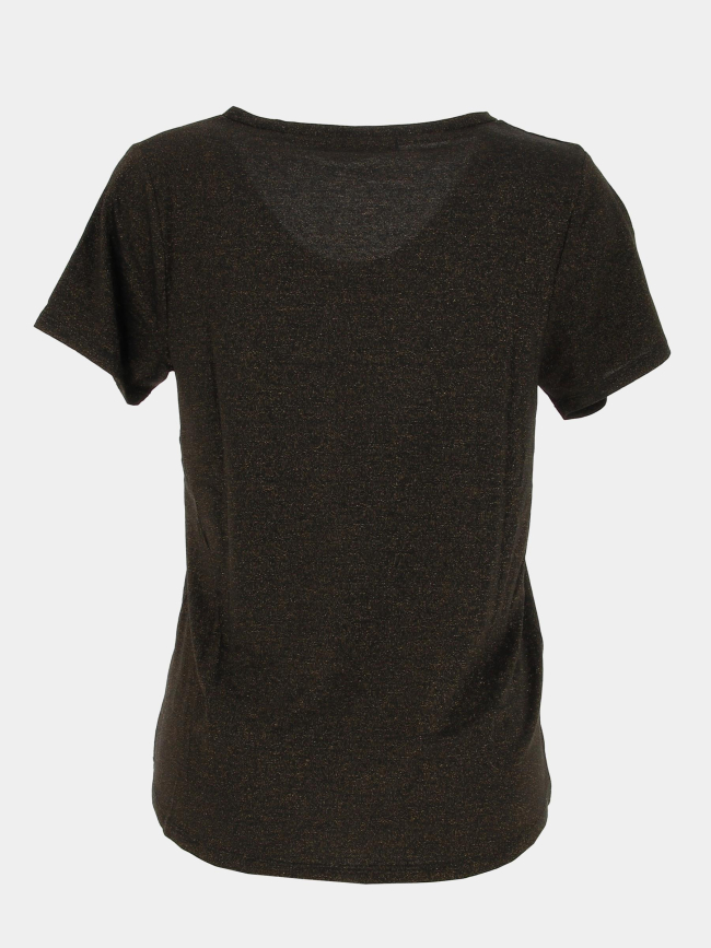 T-shirt glowy noir femme - Deeluxe