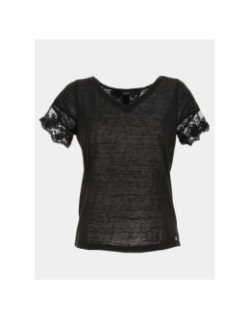 T-shirt divine noir femme - Deeluxe