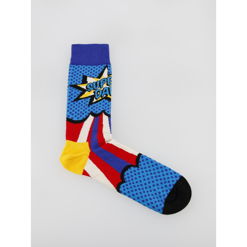 Chaussettes super dad multicolore homme - Happy Socks
