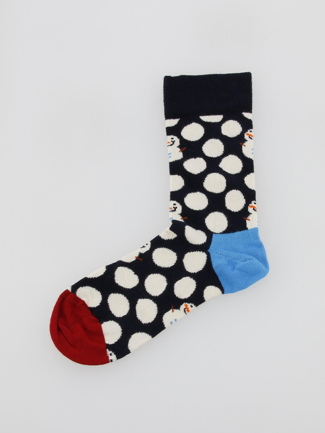 Chaussettes à pois bonhomme de neige multicolore - Happy Socks